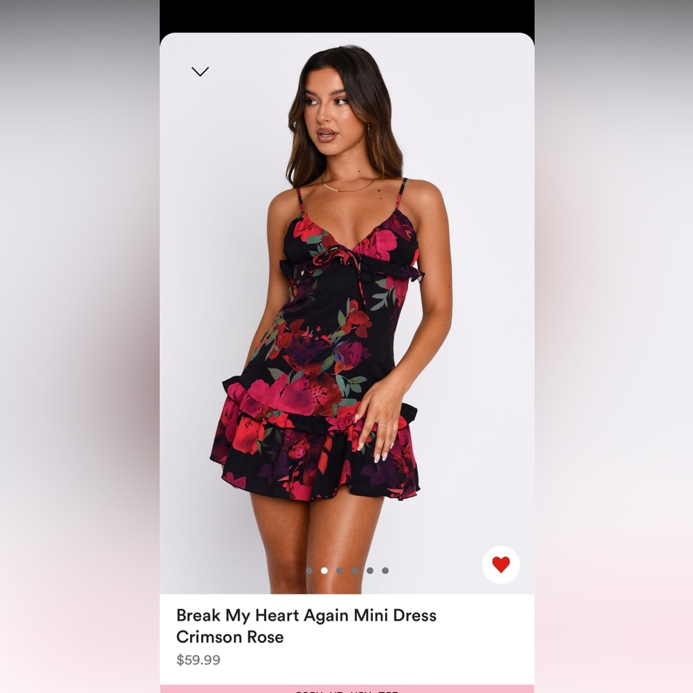 Brand New White Fox Boutique Mini Dress